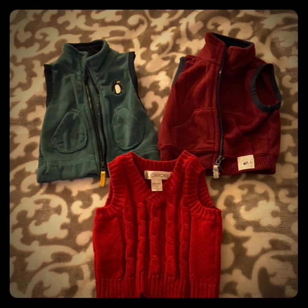 Adorable newborn vests